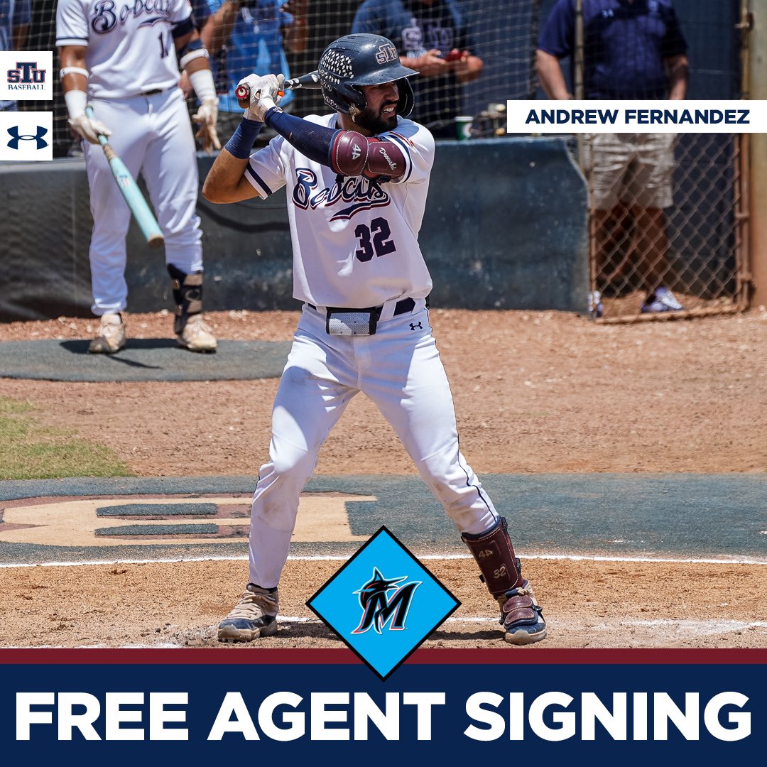 🚨 FREE AGENT SIGNING 🚨

Congratulations to Andrew Fernandez on signing a contract with the Miami Marlins!

#STUBaseball // #ProBobcats