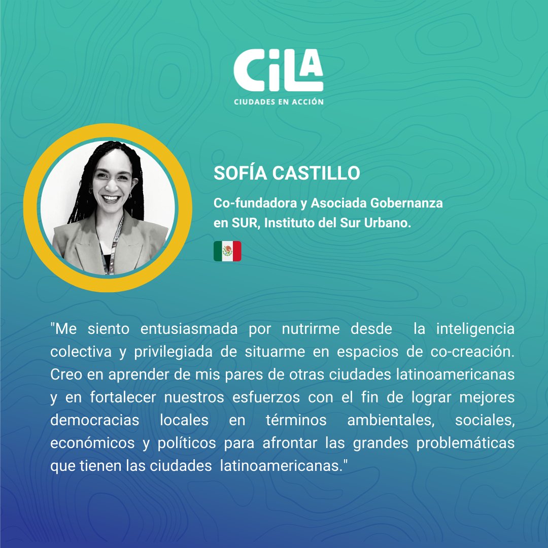 AsuntosDelSur's tweet image. A través de este programa lxs participantes ayudarán a desarrollar herramientas y proyectos innovadores que aborden retos comunes de la democracia participativa y deliberativa.

Conoce a las residentes de #HUBLATAM y a la Community Management Consultant de #PeoplePowered.