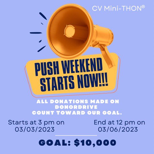 Push Weekend has begun! Let’s see if we can reach our goal of $10,000! To donate visit the link in our bio! #ftk🔷🎗💙