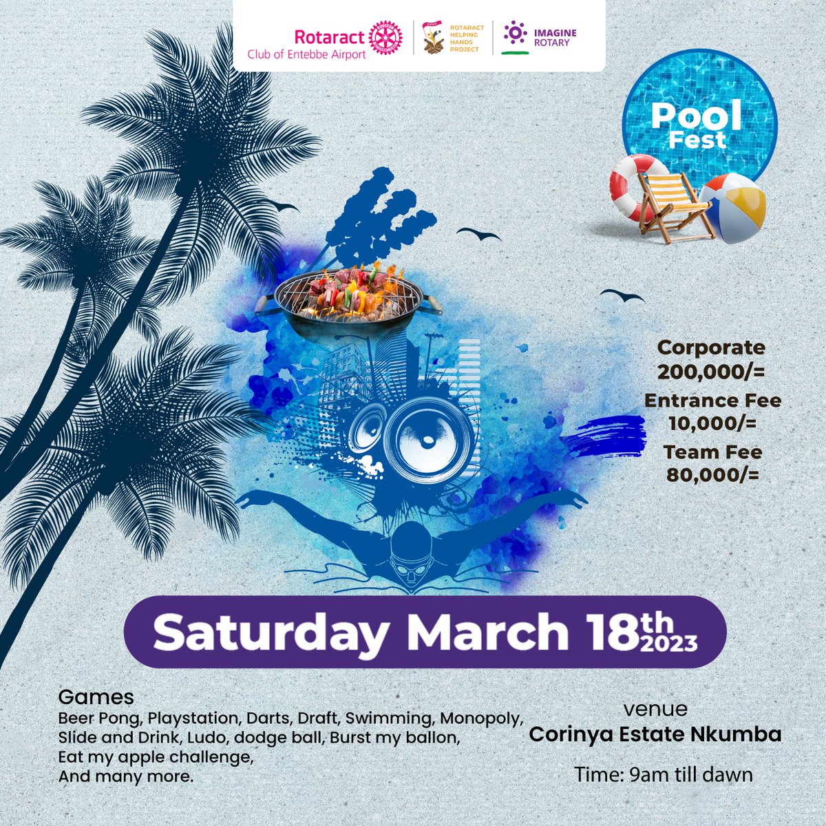 RctEbb's tweet image. Rollcall 
#poolfest2023