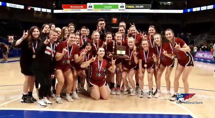 Way to go ladies!! WPIAL Champs! <a href="/AvonworthA/">Avonworth Athletics</a> <a href="/AvonworthHigh/">Avonworth HS</a> <a href="/keeradwulit/">Keera Dwulit, EdD</a> <a href="/JeffHadleyEdD/">Jeff Hadley, Ed.D.</a>