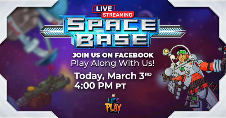 JohnGoodenough's tweet image. Space Base live play tonight 3/3/23 at 4pm PST