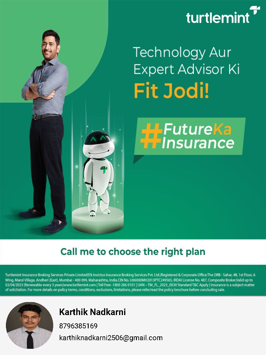NadkarniKarthi6's tweet image. Yes, you heard that right! From selecting the right plan to convenient claims process; buying and managing insurance gets easier with #FutureKaInsurance! To know about the futuristic way to buy insurance, click here: bit.ly/3Y8OMua #insurance #insurancenews