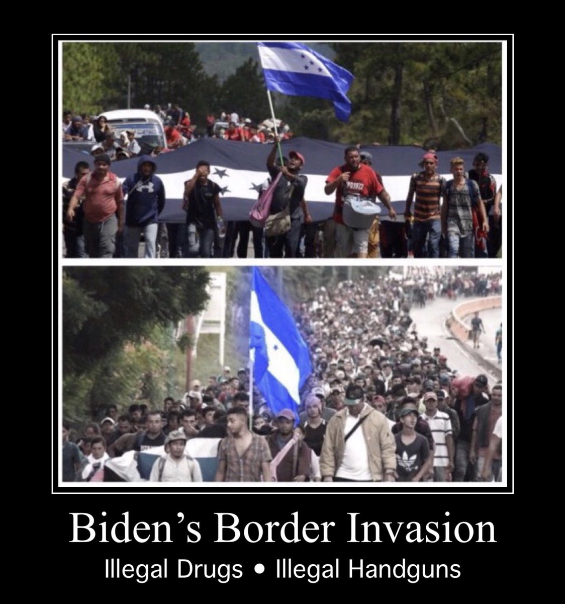 KCCollins20's tweet photo. @GregAbbott_TX #BidenBorderCrisis Day 772
@JoeBiden’s invasion of Illegal Aliens, Illegal Drugs Illegal Guns continues.
#USBorderSecurity is #USNationalDefense. US National Defense is @POTUS #JobOne
US Citizens are terrified of Biden’s Millions of Illegal Aliens in the US #BorderInvasion https://t.co/McbdL8p7TO