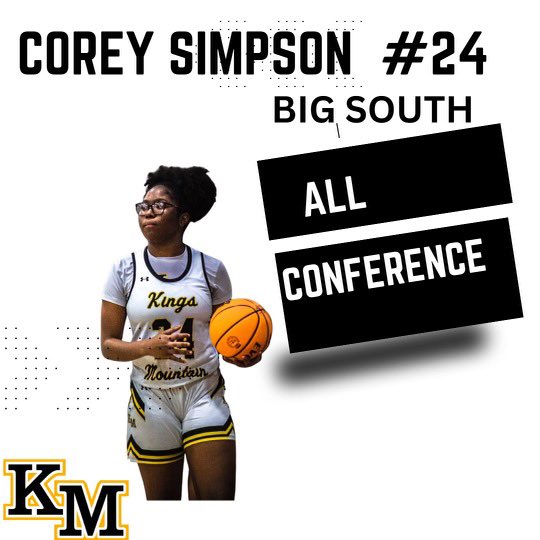Congratulations to CoRey Simpson for the Big South All-Conference team selection!