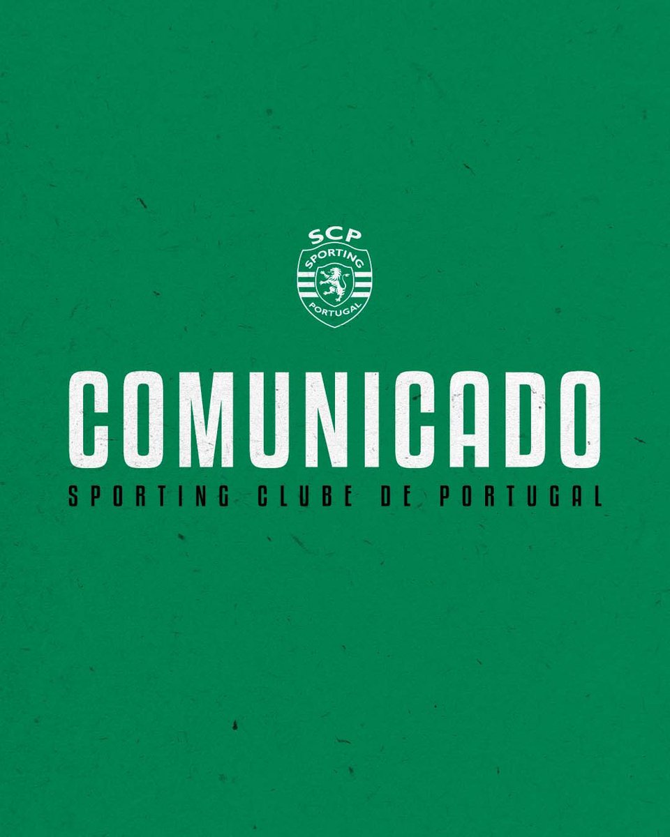 SportingCP's tweet photo. Comunicado #SportingCP - Futebol SAD sobre sanção da UEFA, relativa aos incidentes ocorridos durante o último jogo da UEFA Europa League entre o Sporting Clube de Portugal e o FC Midtjylland.

👉 https://t.co/1blKo3Huer https://t.co/UMfVDehTdH
