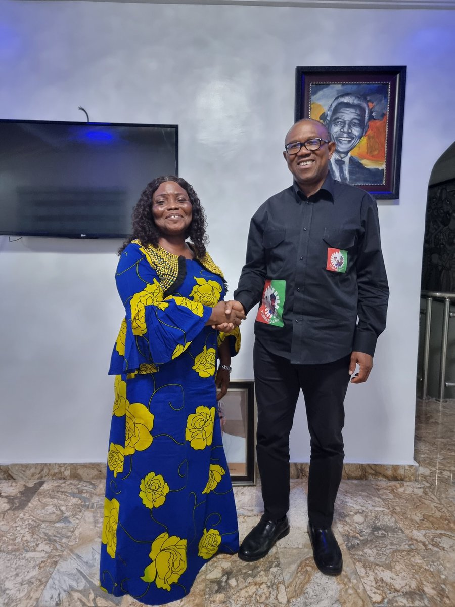 realkenokonkwo's tweet photo. HE PETER OBI ENDORSES COMRADE BEATRICE ITUBO
His Excellency, Peter Obi, has thrown his weight behind the Gubernatorial Candidate of Labour Party of Rivers State, Comrade Beatrice Itubo, Chairman Nigerian Labour Congress, Rivers State Chapter. He urges all the Obidients to vote... https://t.co/vTgEEJzpR3