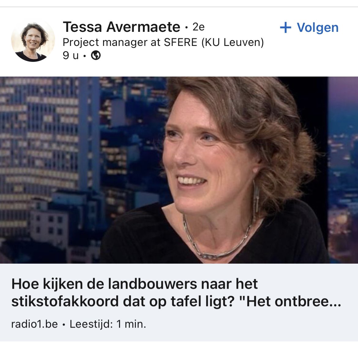 Uitstekend interview vandaag in De Ochtend #landbouw #kuleuven #radio1