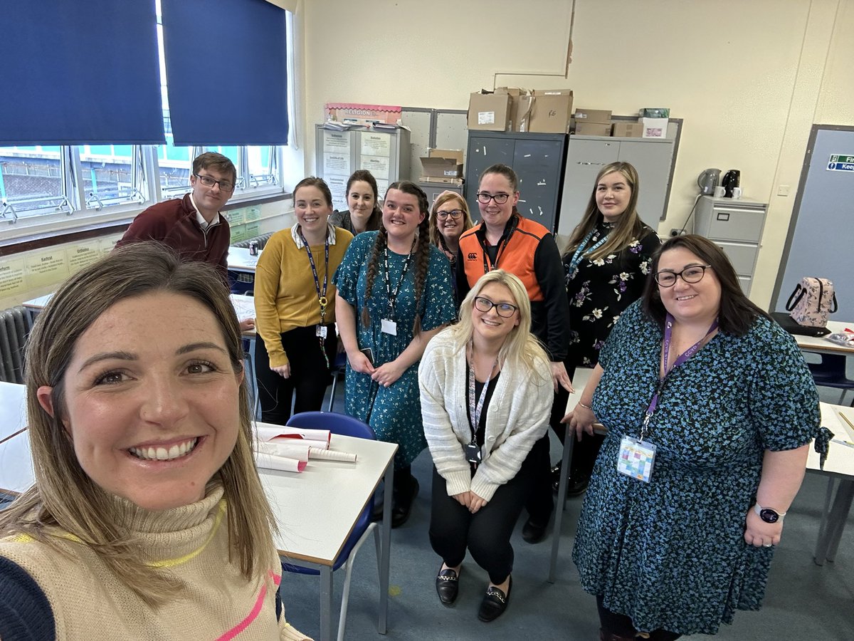 HappyTalkSALT's tweet photo. A great final day @CynffigComp for our final @ElklanTraining session on Speech &amp; Language Support for 11-16’s course. I worked with 10 amazing practitioners from 5 Bridgend Secondary schools and they produced these final posters!They will make a difference for students with #SLCN https://t.co/qzhVWrG4VZ