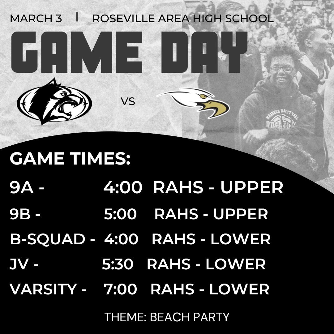 Check us out vs East Ridge today! youtube.com/@rosevilleraid… GO RAIDERS‼️