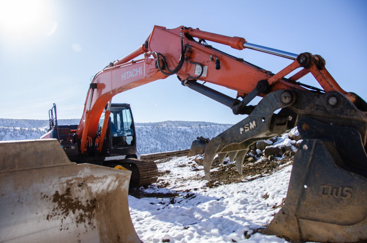 Strategic movement of topsoil. 

As an environmentally focused and organic vineyard, Threemile builds roads with consideration of not only aesthetics, but erosion management and wildlife preservation. 

#preservation #topsoil #excavate #environment #organic #vineyard #oregon