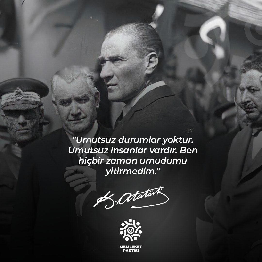 MemleketimParti's tweet photo. Umutlarınızı yeniden yeşertin!
Başaracağız, başaracağız, başaracağız! https://t.co/IGGAiREurU
