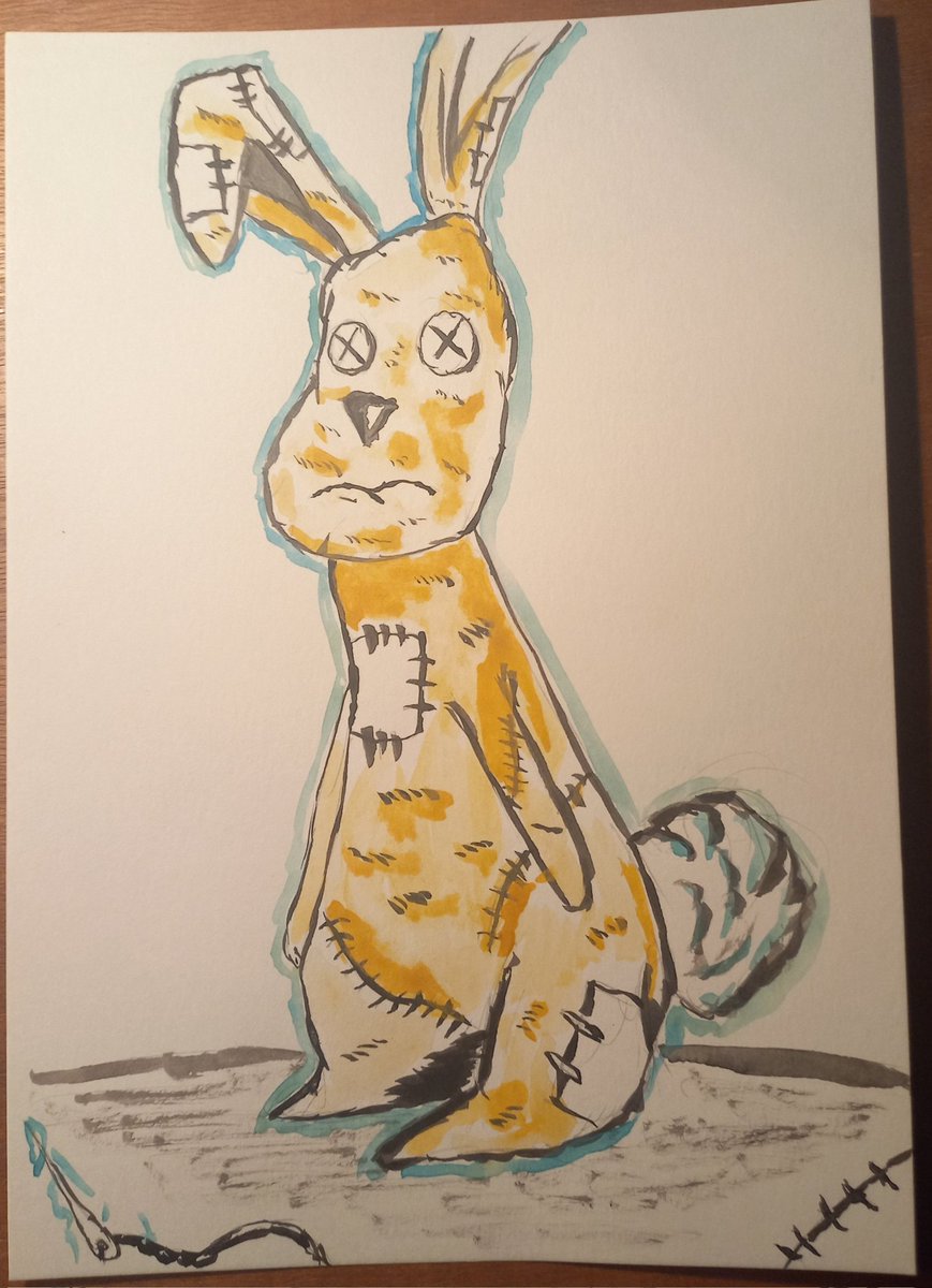 #inktober2021 #rabbit  #plushie #art