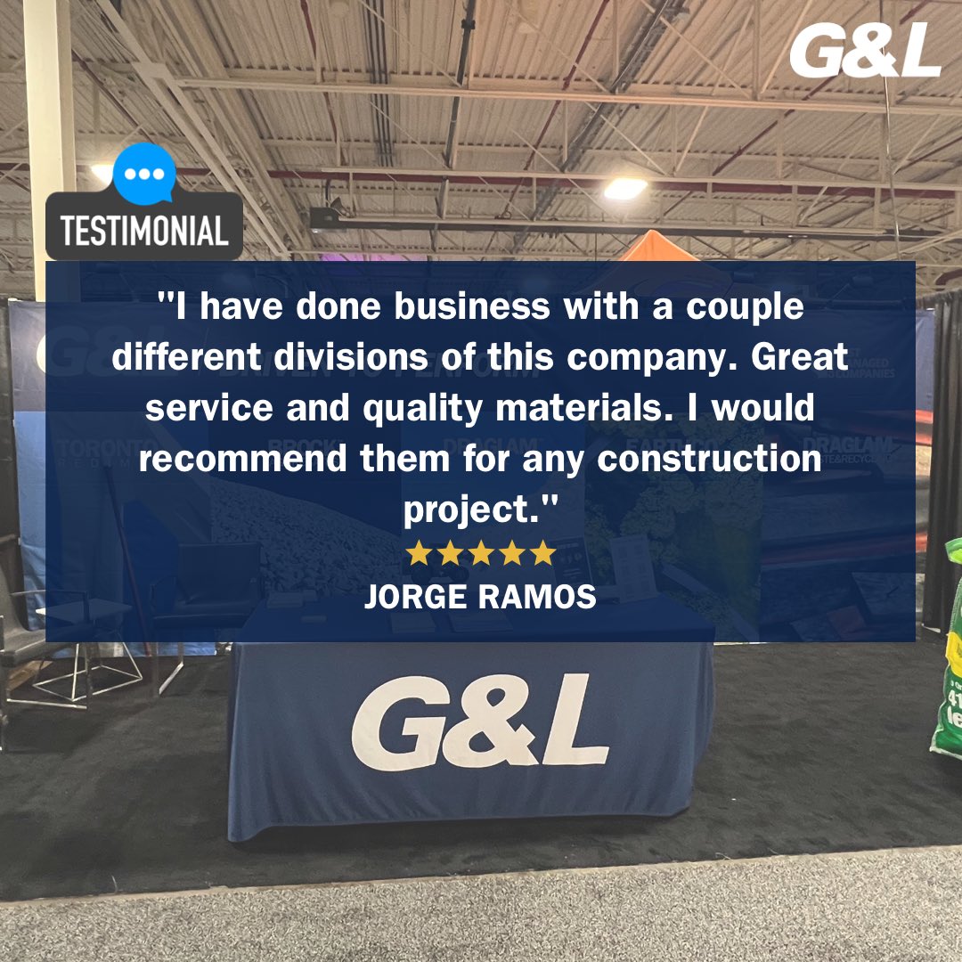 We are proud to have happy customers!

#gandl #testimonial #customerfeedback #happycustomer