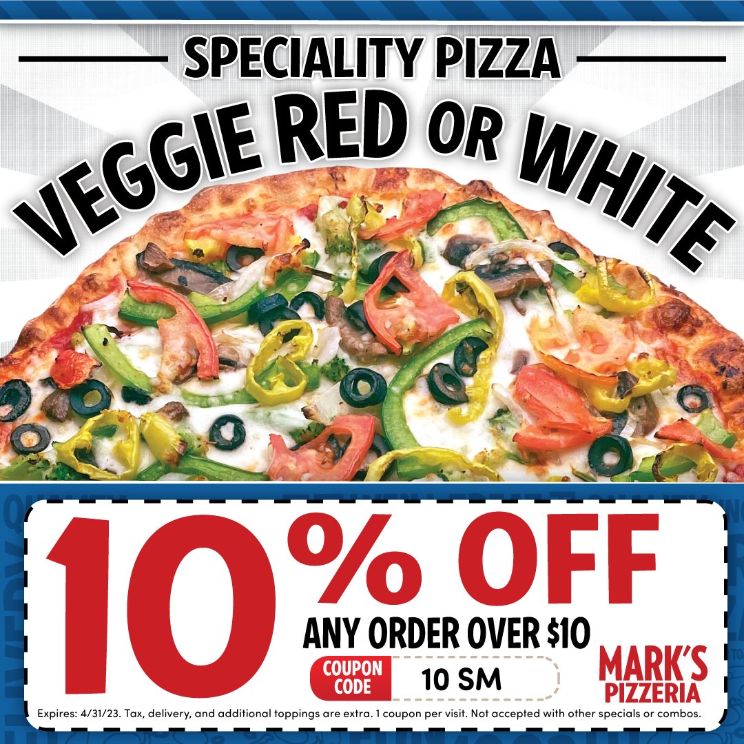 orcacola on Twitter "RT Marks_Pizzeria Save on one of our Veggie