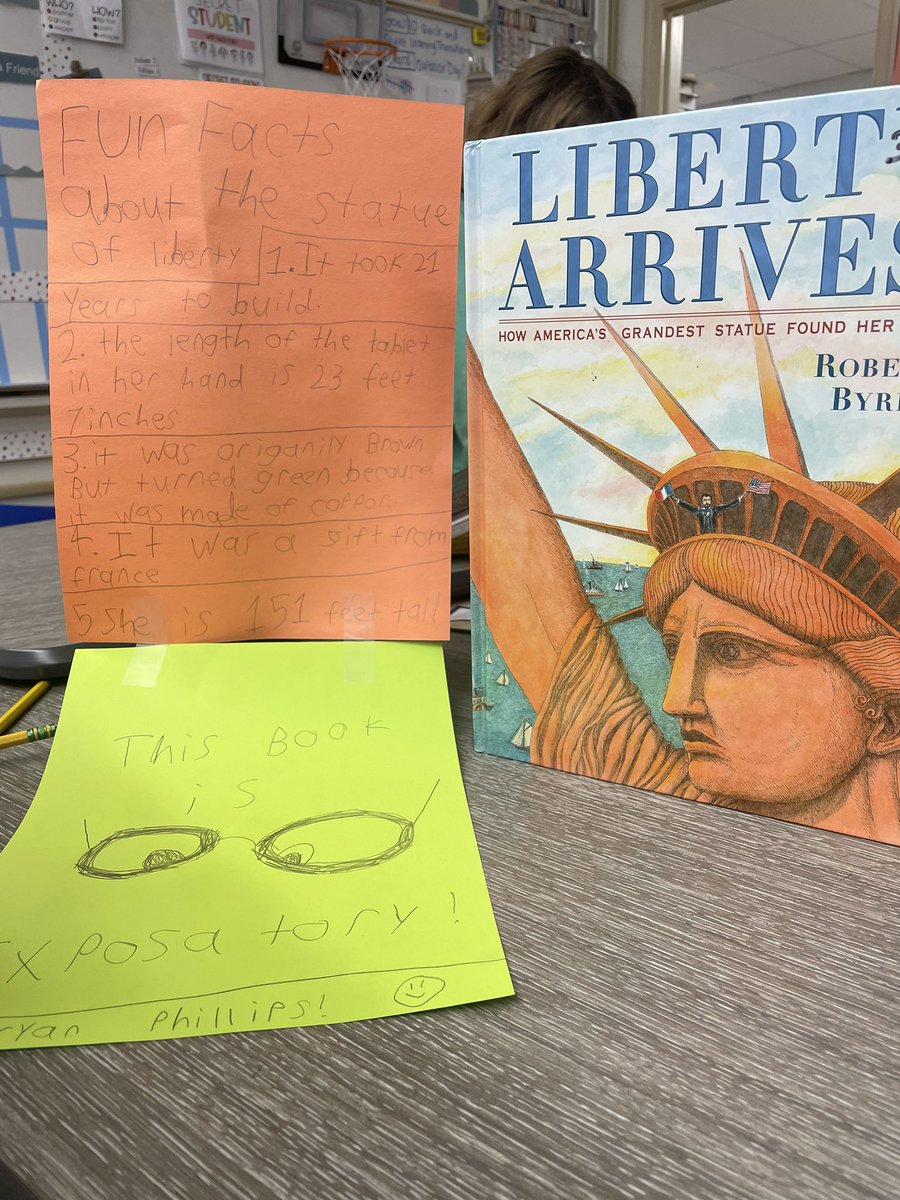 MissRegan3R's tweet photo. Our readers created their own “monuments” to celebrate what they learned throughout our nonfiction unit @CentralES1 https://t.co/iHRdHD7Hab