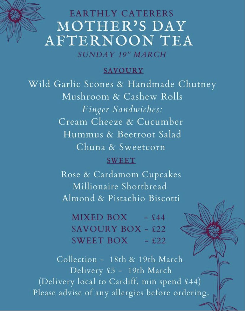 🌱💚💐
#vegan #MothersDay #cardiff #plantbased #veganfood #afternoontea #CARDIFF #SmallBusiness