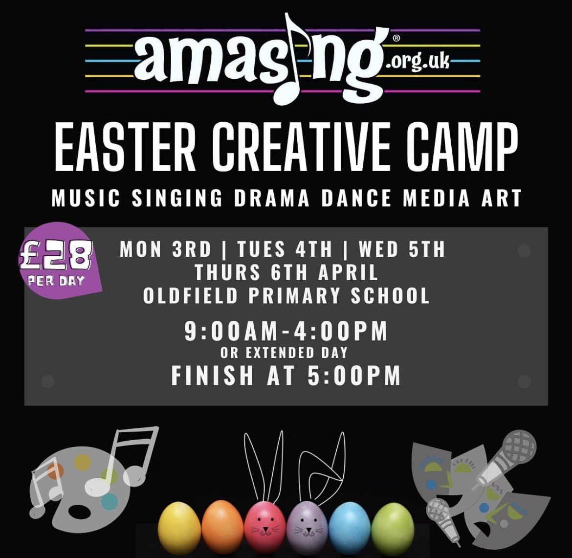 100% non stop fun ⭐️ get creative at our Easter Camps <a href="/OldfieldChester/">Oldfield Primary</a> with our amazing arts specialists book your places now amasing.org.uk/2023/01/22/hal… please RT <a href="/wearechester/">We Are Chester</a> <a href="/wearechester/">We Are Chester</a> <a href="/ShitChester/">12 years of Shitchester</a> @SkintChester <a href="/HooleCEPrimary/">Hoole Church of England Primary School</a> <a href="/KelsallFriends/">@KelsallFriends</a> <a href="/KelsallSchool/">Kelsall Primary & Nursery School</a> @DWearing1972 🤩🌈