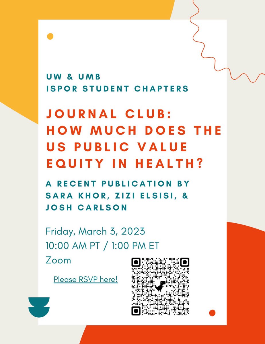 UMB_ISPOR's tweet photo. @UMB_ISPOR in collaboration with UW ISPOR student chapter successfully hosted a journal club event. All the three authors on the paper were present for an engaging and insightful discussion with the attendees. @UMB_PHSRxHealth @ISPORorg https://t.co/ktENzp57dN