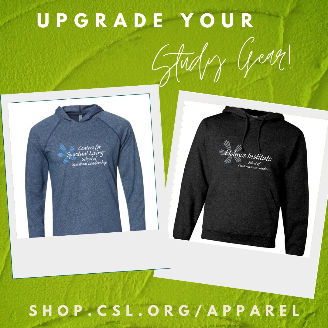 cslssl's tweet photo. Upgrade your study gear with our fabulous School of Spiritual Leadership hoodies, available in thin and classic weights. Soft with just the right amount of snuggle, these hoodies are perfect for a study session or out on the town. Get yours at https://t.co/hVJWobI6Nq https://t.co/34KpDTSJgX