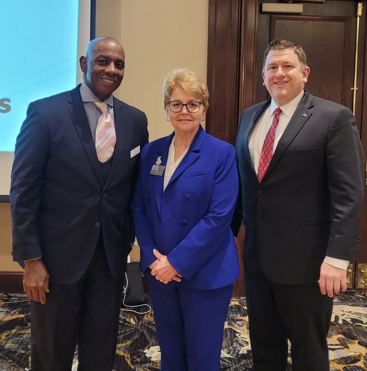 Grateful to be part of 2023 Community College Presidents &amp; Superintendents Convening. Appreciate serving on a panel with <a href="/DrJackson06/">Anthony D. Jackson</a>, <a href="/LisaMChapman1/">Lisa M. Chapman</a> &amp; <a href="/aaronflemingnc/">Aaron Fleming</a> to discuss regional workforce development!   <a href="/iamcccc/">CCCC</a> <a href="/HarnettCoSchool/">Harnett Co. Schools</a> <a href="/ChathamCoSch/">Chatham County Schools</a> <a href="/leecoschoolsnc/">Lee County Schools</a> <a href="/ncsupers/">Jack Hoke</a>