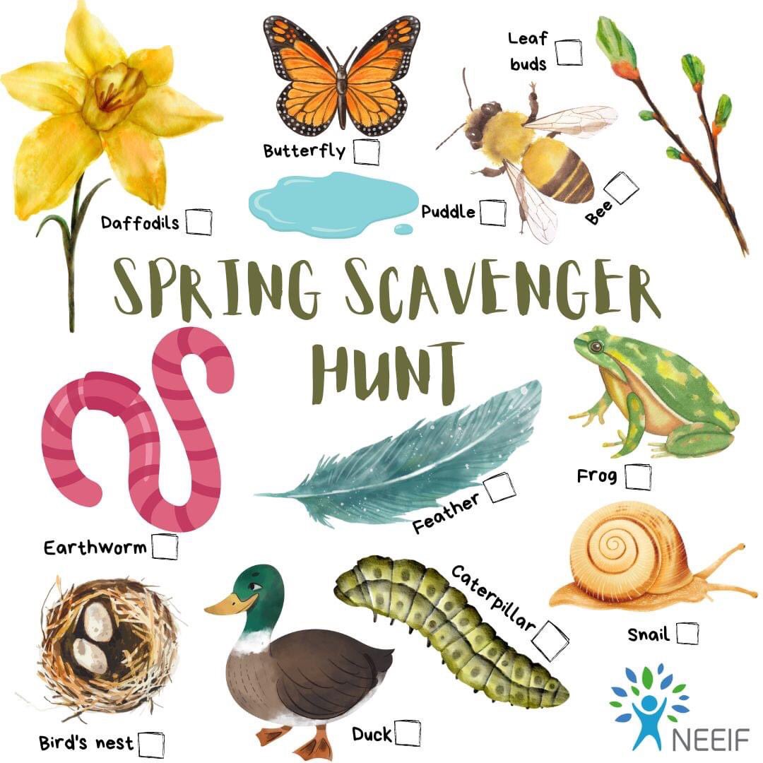 Lovely Spring Scavenger Hunt from National Environmental Education institute of Finland 
<a href="/EarlyYearsEqual/">Early Years Equality</a> <a href="/ncn4children/">National Childhood Network</a> <a href="/canavanbyrnehr/">Canavan Byrne</a> <a href="/NaturalCreators/">Natural Creators</a> <a href="/CreativeSTAR/">Juliet Robertson</a> <a href="/AfricaInstitut2/">Africa Institute in Ireland</a> @celinegovern <a href="/Roberta48786875/">Roberta</a> 
#Spring #earlyyears #play #nature