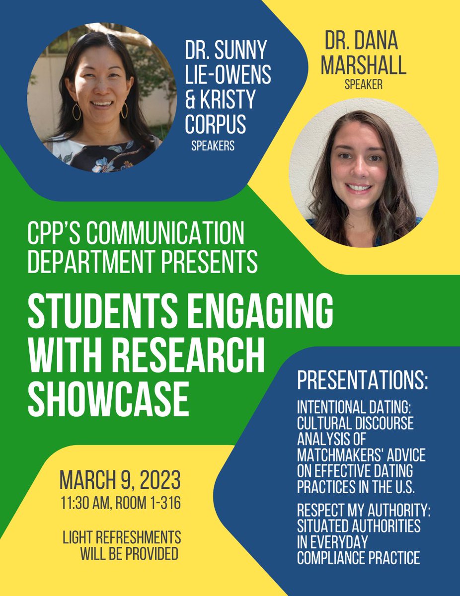 itscppcom's tweet image. Please join us on March 9 for our Students Engaging With Research Showcase!
