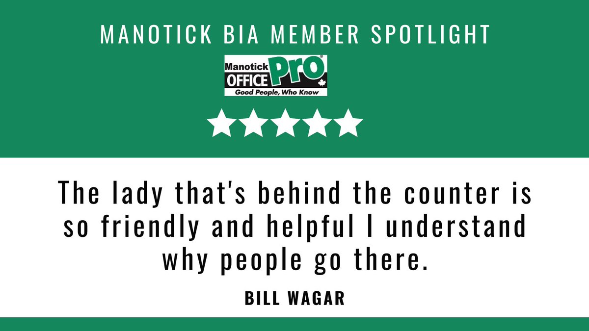 ManotickVillage's tweet photo. Today's Member Spotlight features Manotick OfficePro. Locally owned and operated for over 40 years, Manotick OfficePro is a full service office supply dealer. Learn more -> https://t.co/7jxEIL64jU.
#BuyLocalManotick #Manotick #ManotickVillage #ManotickBIAMember https://t.co/LWciX5o7sT
