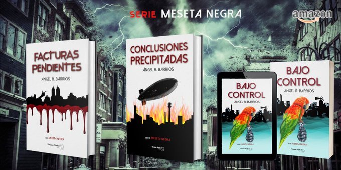 arbarrios20's tweet image. Meseta Negra. 
Un universo de muchos colores, uno por delito. 

#LibroForumSevilla 
#KindleUnlimited 
#booktwt 
#humorNegro 
#thrillerbooks