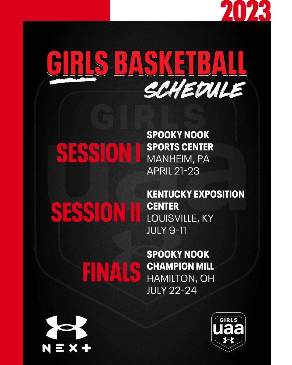 Girls UAA (@uanextghoops) on Twitter photo It’s time to level up! Our new season’s schedule is stacked with elite matchups showcasing the best of the best! LET’S DO THIS 2023! 🏀👑🙌 #uanext It’s time to level up! Our new season’s schedule is stacked with elite matchups showcasing the best of the best! LET’S DO THIS 2023! 🏀👑🙌 #uanext
