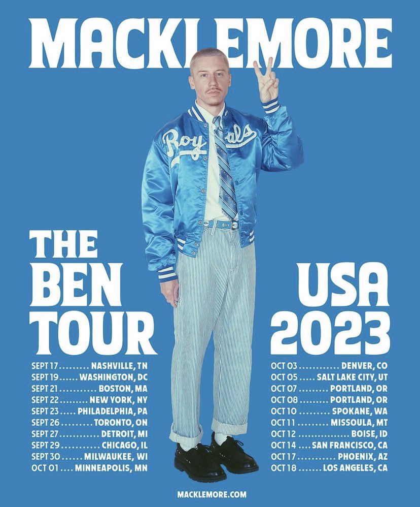 In more hilarious “Every tour is avoiding Kansas City” news, Macklemore announced his new tour wearing a Royals jacket and there’s no KC date.
