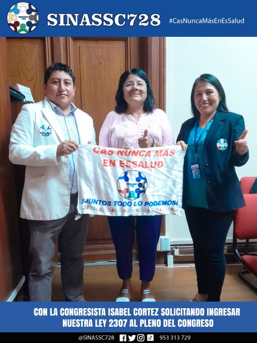 SaritaYuviana's tweet photo. @loayzinha @VeliaNancy @XioLCR @Angell1285 @marthamoyano @SilviaMontezaAp @AlejoMunante @sinassc728 Congresistas @Gral_Williams @marthamoyano @SilviaMontezaAp @AlejoMunante Los CAS INDETERMINADOS de Essalud les pedimos se PRIORICE la Ley 2307 por insistencia en el pleno del congreso mas de 5 mil familias a la espera de su apoyo @sinassc728 #CasA728EnEssalud https://t.co/mdzqxjzgXQ