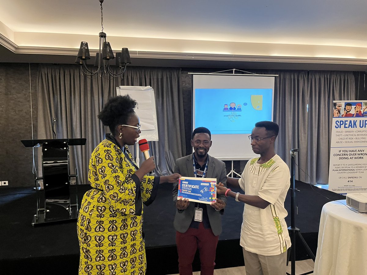 Plan_SLE's tweet image. Celebration successes and acknowledging colleagues - today’s workshop was all about teamwork, appreciations and team-building.  #teamwork 

@esindayigaya