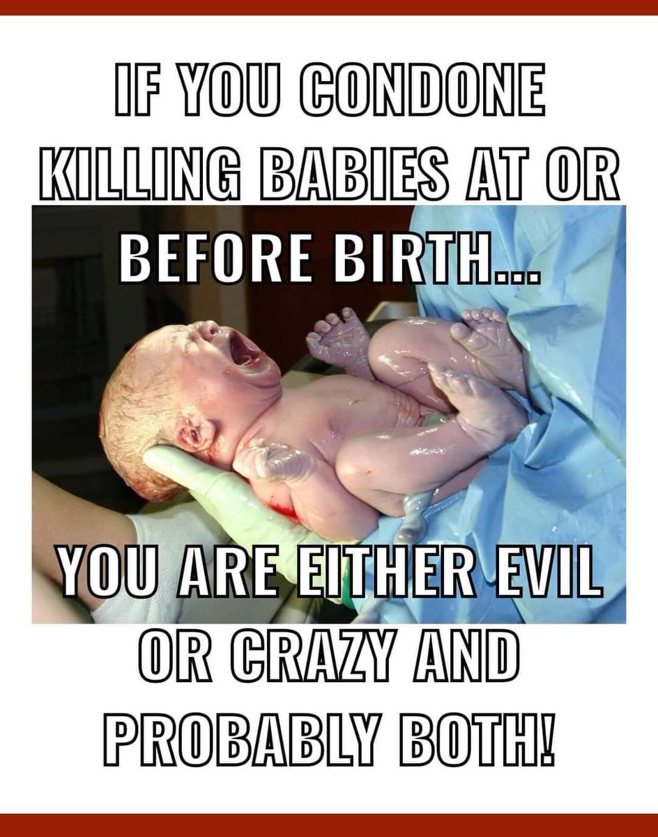 PatriotMike15's tweet image. Why should a woman be able to abort a child she created when she laid down willingly with a man? The man should have a say in saving his child from being murdered by an ungrateful woman.
That's correct folks some men are against abortion and are willing to raise their children!