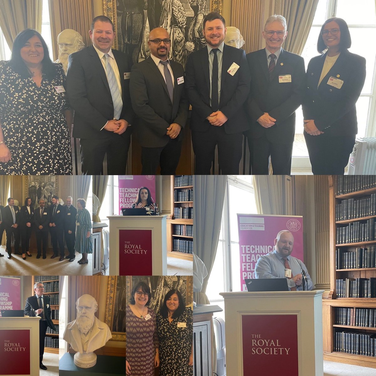 A great celebration ⁦@royalsociety⁩ as 2023 ⁦@E_T_Foundation⁩ & ⁦@Royalcom1851⁩ Technical Teaching Fellows received their awards for Technical STEM excellence,& alumni shared their sustainable impact. FE is central to realising UK STEM ambitions #ETFsupportsFE