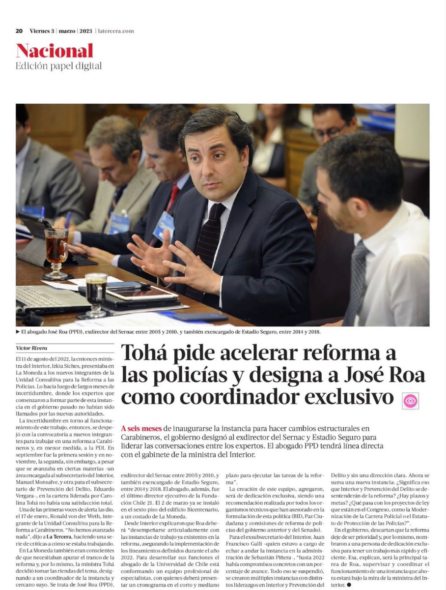 rbustosbottai's tweet photo. La función policial ocupa un lugar relevante en proteger los derechos y libertades. Por esto, hacemos llamado a las autoridades para avanzar con decisión en reforma profunda a @Carabdechile y desde @amnistiachile contribuimos a este debate con 4 ideas centrales. Abrimos hilo. 1/6 https://t.co/hA8ObJTBus