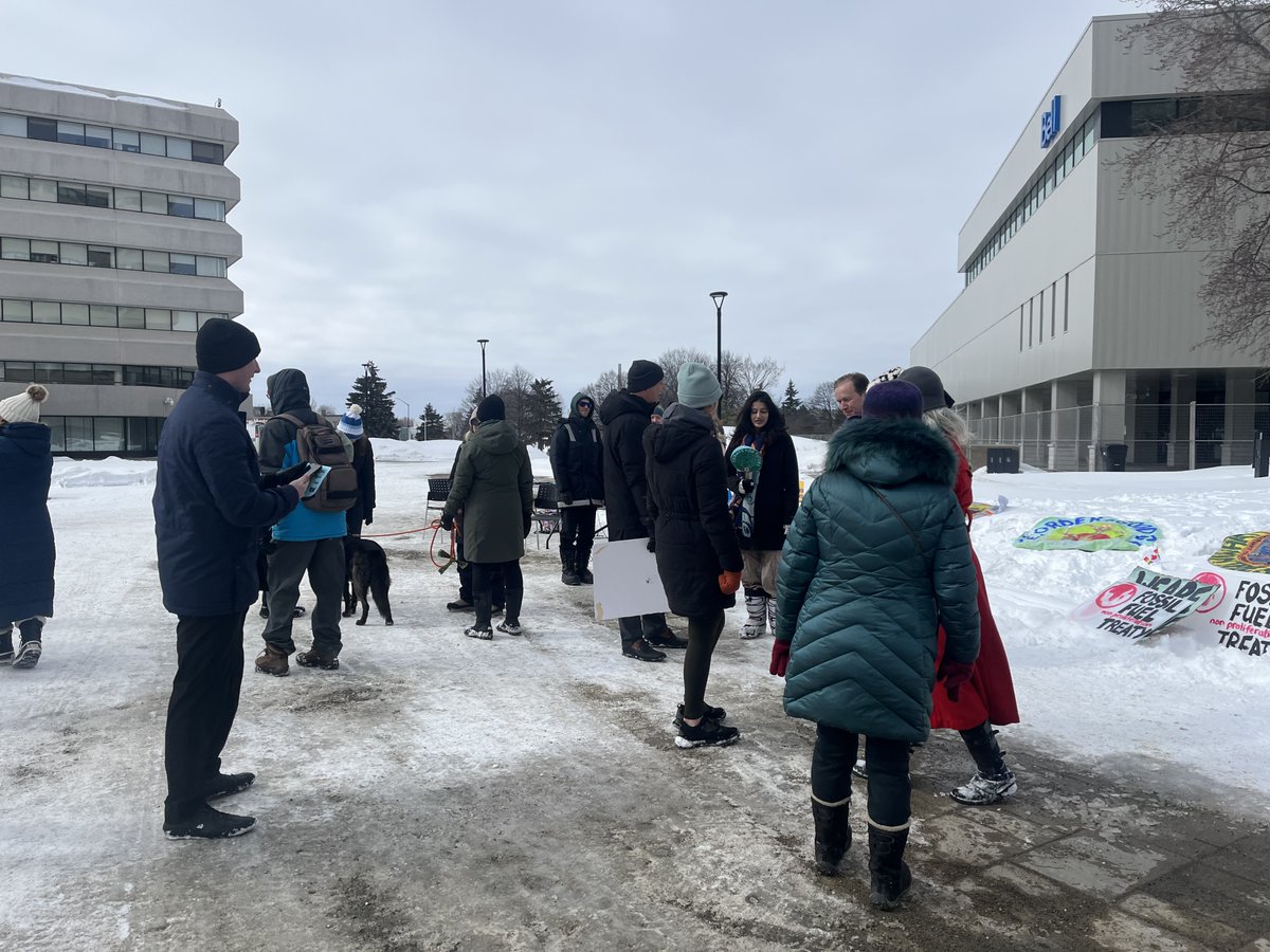 An inspiring time at the Fridays For Future Sudbury Global Day of Action event today at Tom Davies Square!