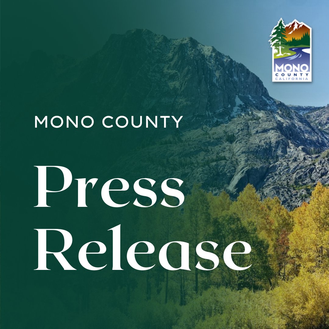FOR IMMEDIATE RELEASE: Robert Lawton Departs Mono County; Mary Booher Assumes Duties of County Administrative Officer

Press Release: monocounty.ca.gov/cao/page/rober…

#MonoCounty #cacounties #ruralleadership