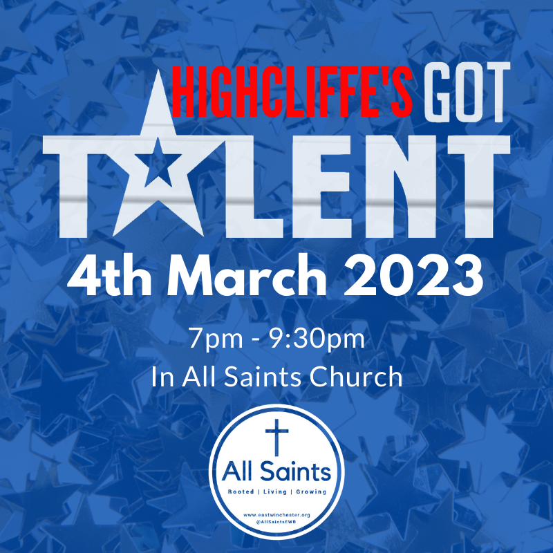 It's Tomorrow Night!!!!  Tickets here: linktr.ee/allsaintsewb 
If you are an act in the show, the church will be open for a dress rehearsal in the afternoon.  There is still space on the bill if you have n act you would like to perform.  Let us know!!