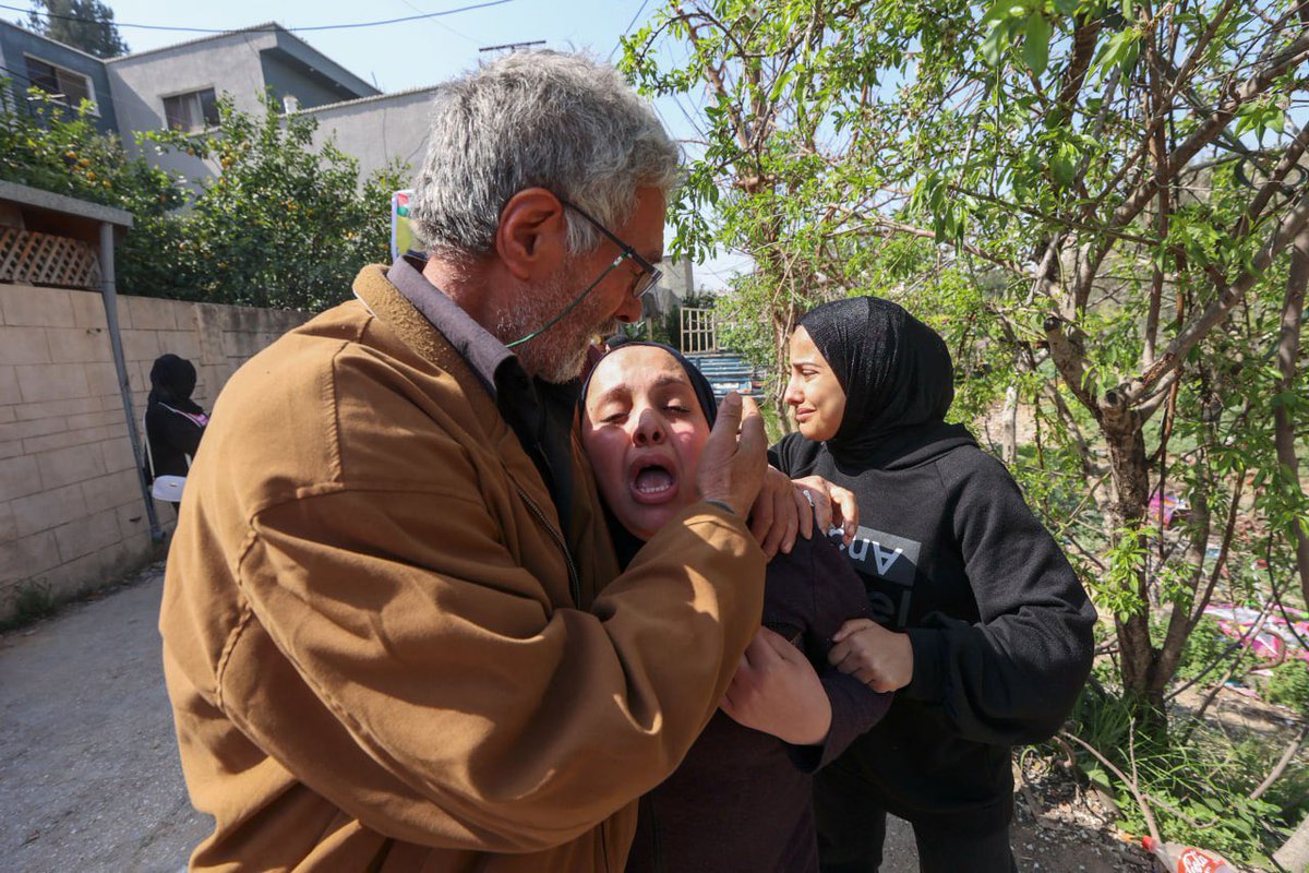 Timesofgaza's tweet photo. Pictures: the funeral of Mohammad Saleem, the 15-year-old Palestinian who was killed by the lsraeli occupation forces yesterday in Azzon, east of Qalqilya. https://t.co/aTMmcxVlZq
