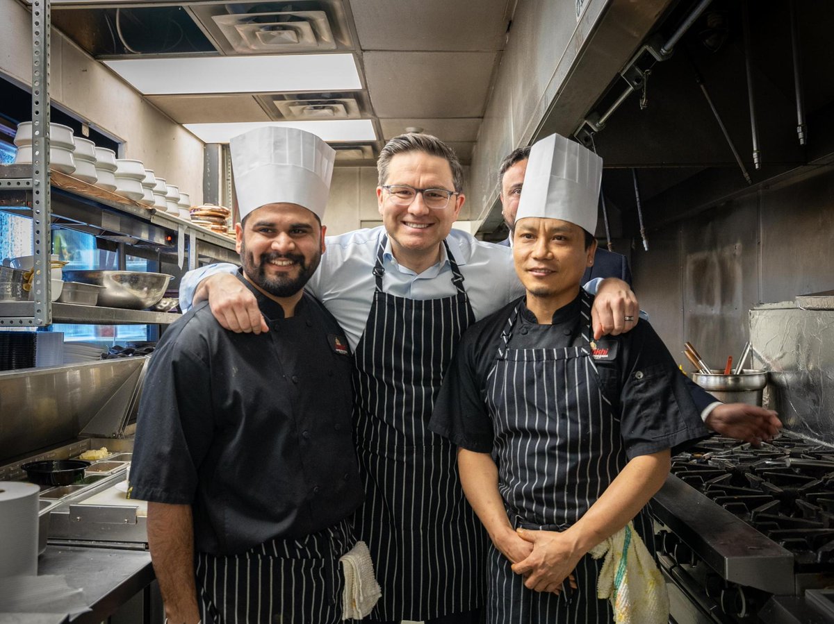 PierrePoilievre's tweet photo. Anokhi Fine Dining in Kitchener pays good wages. But by the time  Trudeau gets his hands on workers’ paycheques, there’s not much left.

I will make work pay with less tax &amp; clawbacks so you bring home more of each dollar you earn.

Bring it home. https://t.co/NQw4Op56sQ