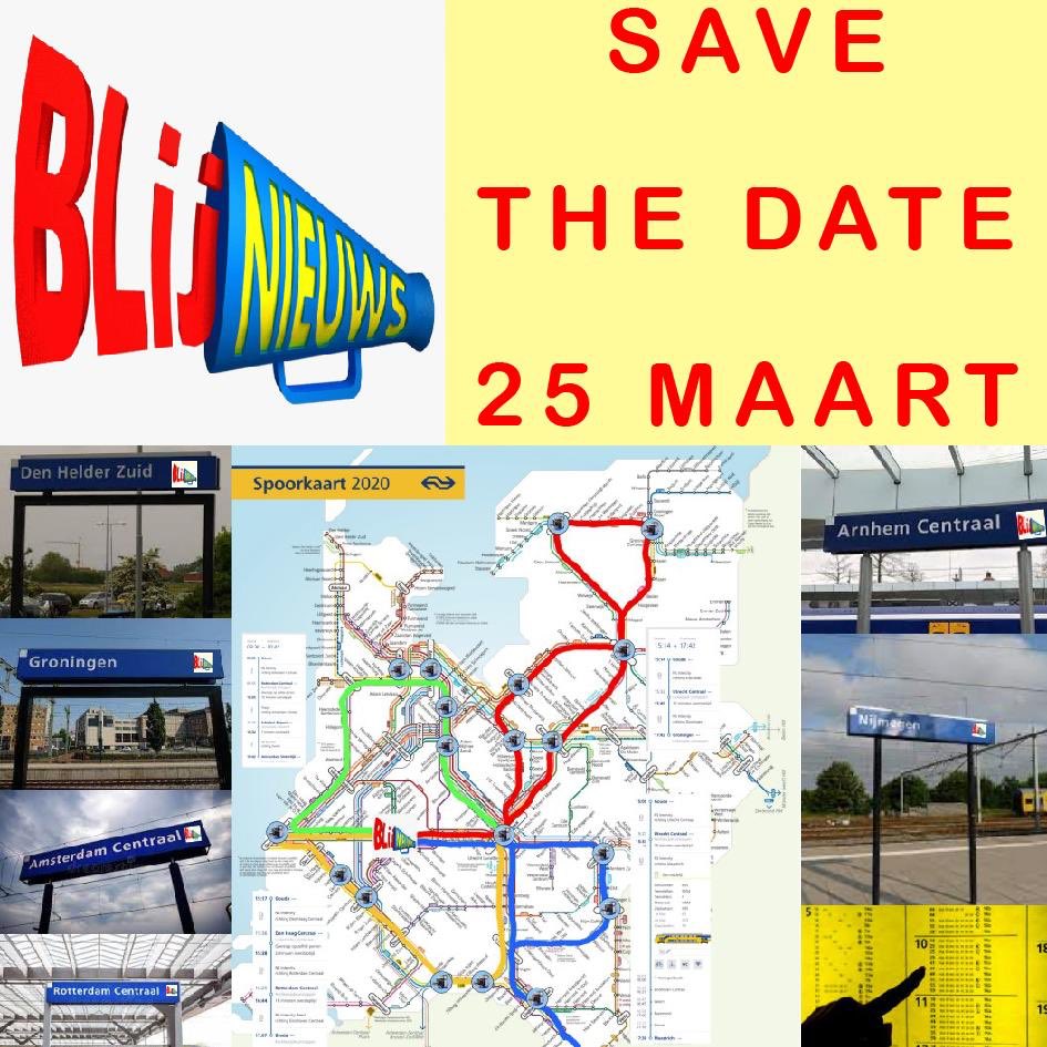 htbgouda's tweet image. 25 maart: BlijNieuws bestaat 10 jaar. Hoera! Wij vieren dat door met 65 vrij reizen kaarten van de NS van 9-16u met pianisten ons BlijNieuwslied in groepjes te zingen bij de 23 stationspiano's en ook Blijheid verspreiden in de trein.
Heb ook zin/tijd om mee te doen? DM mij🌹😊