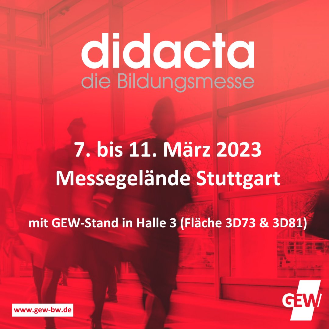 Sehen wir uns? Wie immer im GEW-Messe-Cafe Zeit für Gespräche und gute Infos und Beratung.