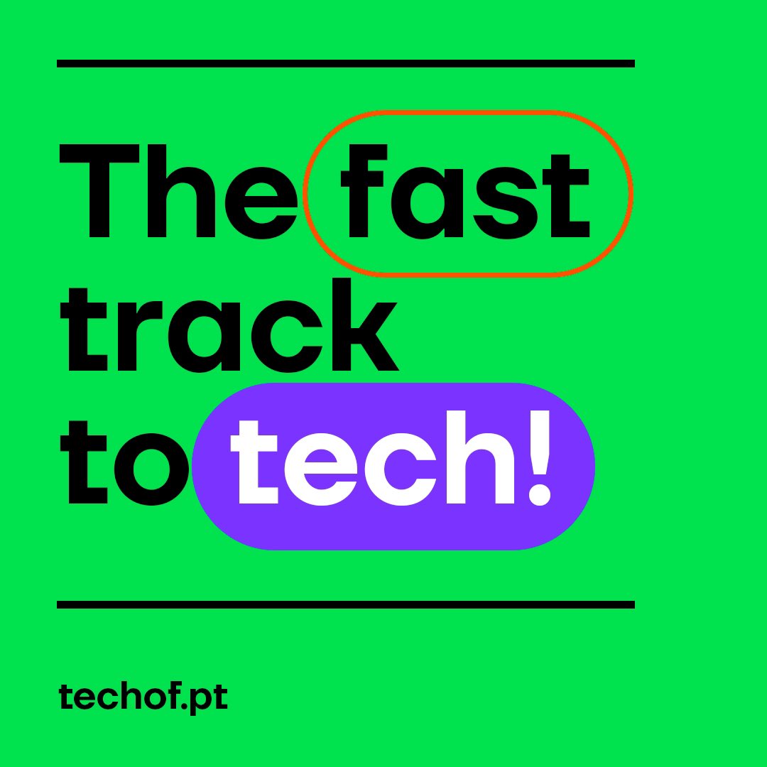 TechOf_'s tweet photo. Estás pronto para abraçar uma carreira nova na área das novas tecnologias de informação e comunicação? 🚀  #TechOF #Reskilling #Upskilling #Tech https://t.co/AI9PxLgwzP