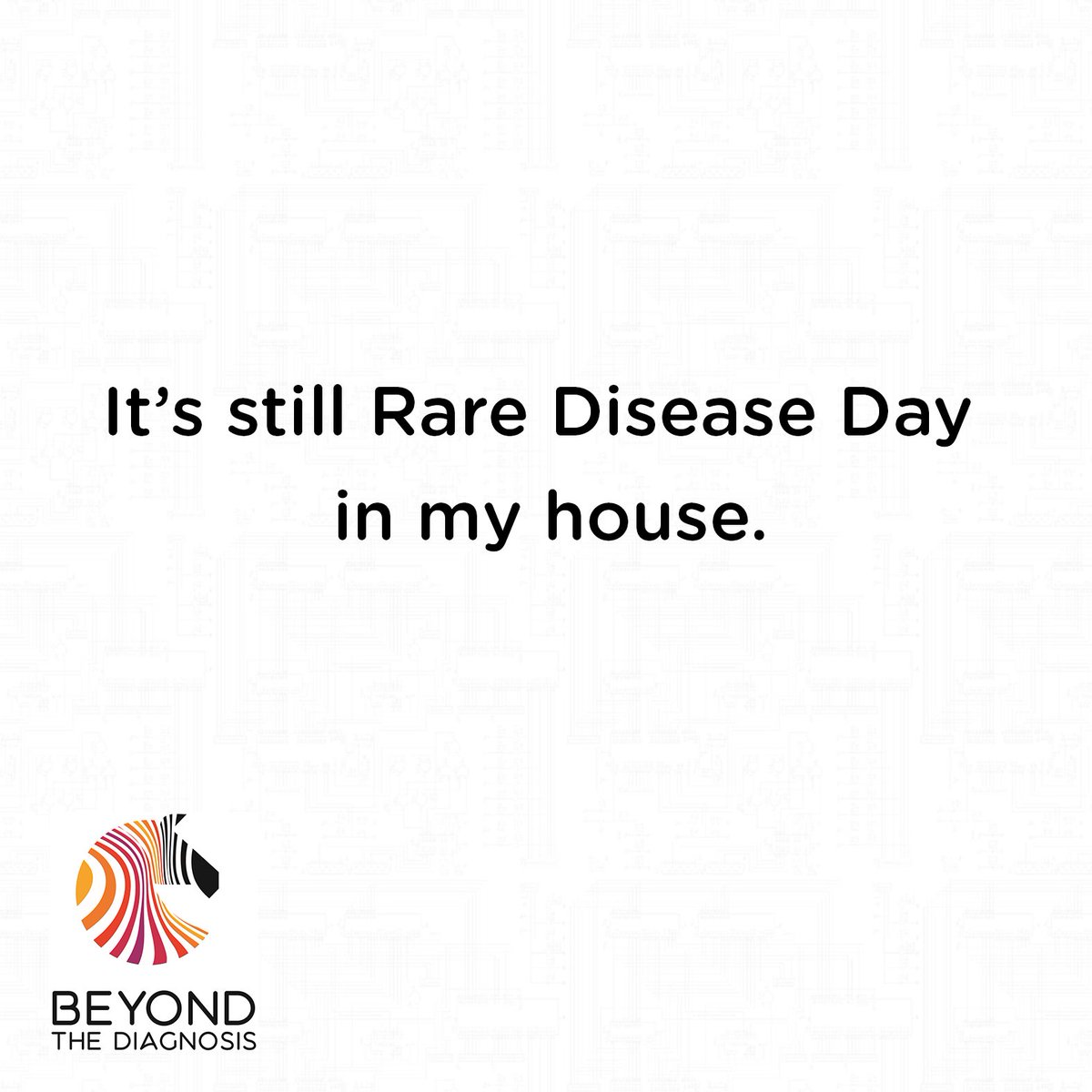 BeyondtheDx's tweet photo. It's still Rare Disease Day in my house. How about you? #RareDiseaseDay2023 #RareDiseaseDay #RareDiseases https://t.co/e6e0p8I4NY