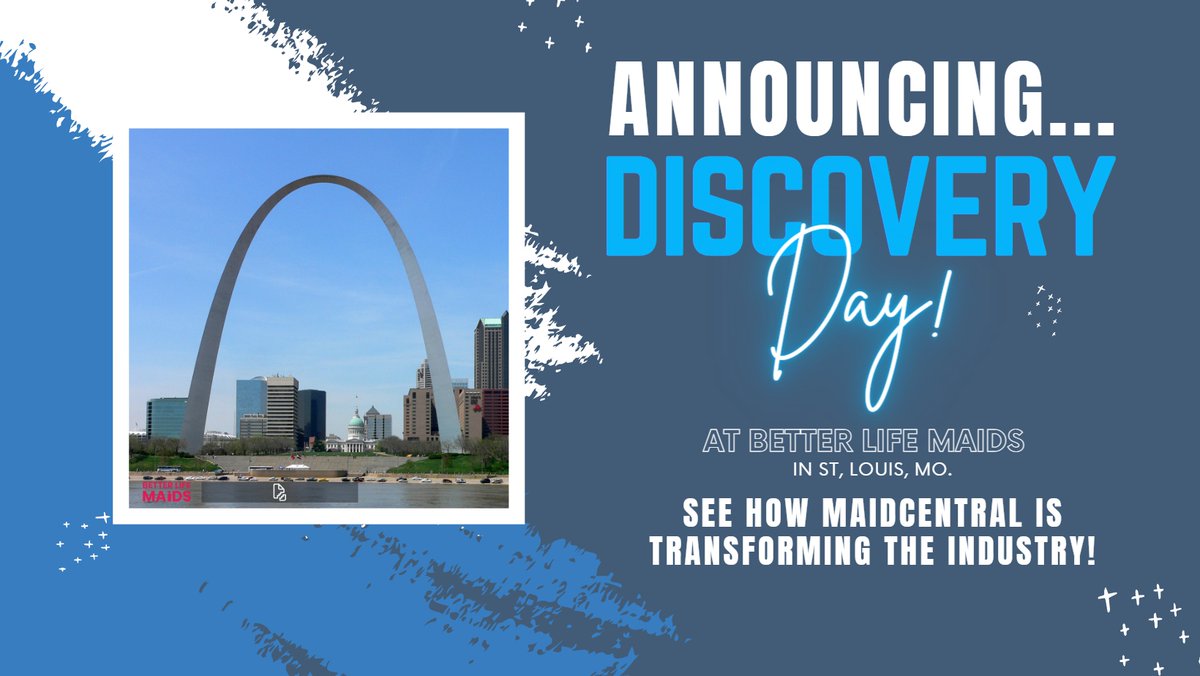 tom_stewart's tweet photo. 📣 SPECIAL ANNOUNCEMENT! We're excited to announce that we're hosting our fist MaidCentral Discovery Day on Thursday, April 27th at Better Life Maids in St. Louis, MO! This is your opportunity to see if MaidCentral is right for you! Visit this link to l... https://t.co/ukE2Dmmqbs https://t.co/cYUrSCCbVL