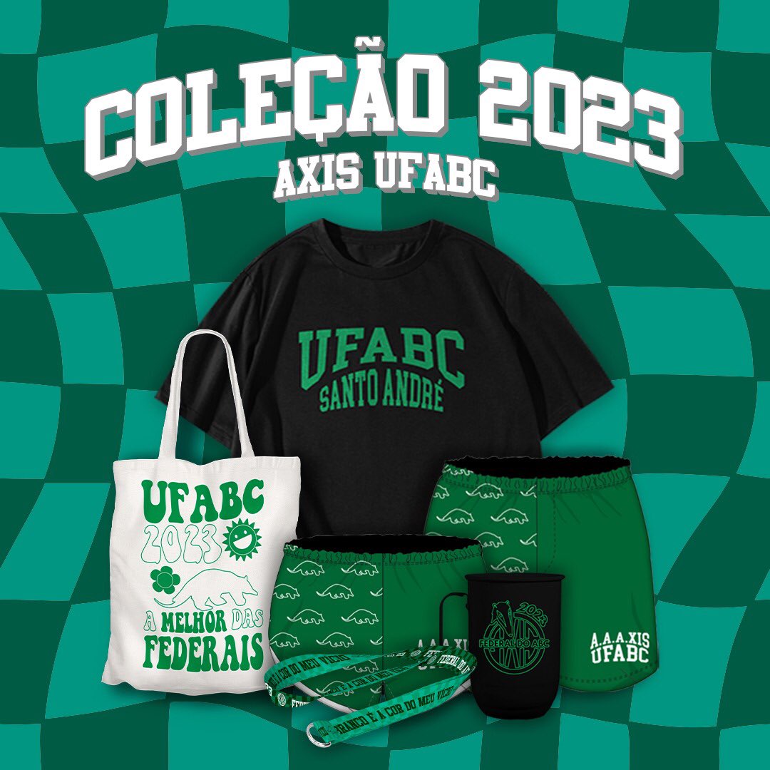 TEItamandua's tweet photo. ALÔ BIXO, BIXETE E ALUNOS DA FEDERAL! 👀🔥

Era coleção nova que vocês queriam? Então toma pra ficar esperto 
A verde e branca não brinca em serviço e repaginou o visual

Garanta já os seus produtos em nosso Instagram: https://t.co/9e6jyHMVHI https://t.co/L3BxfayNSS