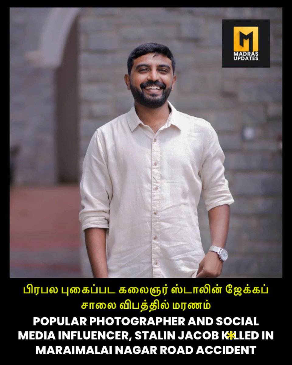 Yesterday was his birthday! #RipStalinJacob 

📌For more updates, Follow <a href="/MadrasUpdate/">Madras Updates</a>