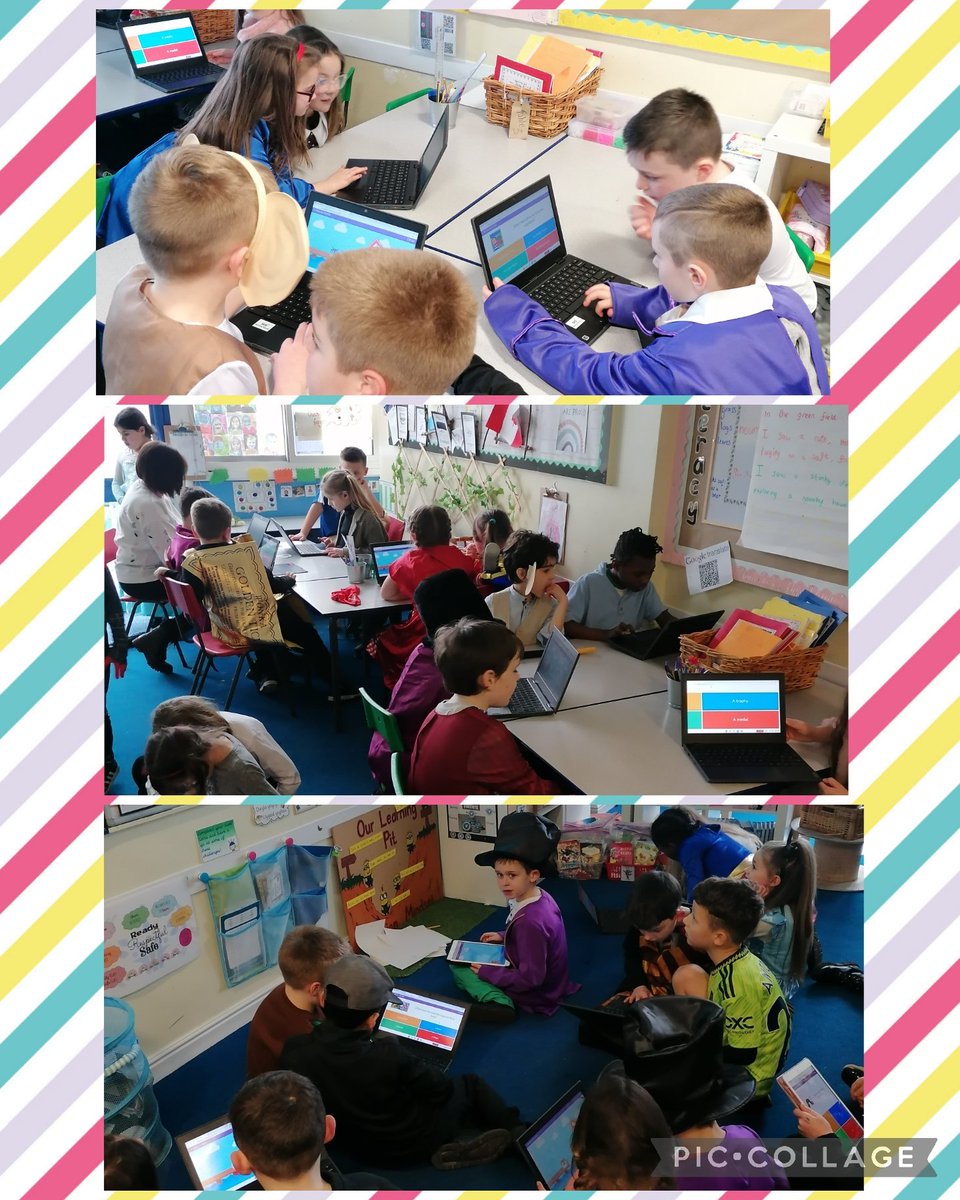 Year 3 had a blast using <a href="/PlayBlooket/">Blooket</a> to complete a #WorldBookDay quiz! 🤫❓📚