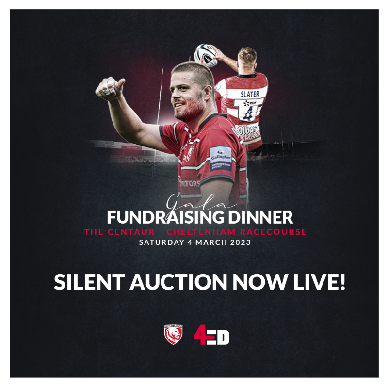gloucesterrugby's tweet photo. 🤵 The #4Ed dinner is fast approaching…

💷 You can now view and bid in the silent auction whether you’re attending the event or not!

Check out the brochure now 👇